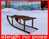 winter sleigh no pose