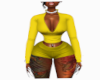 Yellow Sweat Pant 1/2
