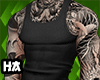 ♱ Tank Black Tatted x