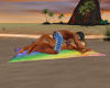 (AMJ) Beach Towel Kiss