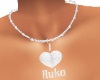 I Love Ruka Necklace