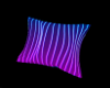 Neon Purple Weave Pillow