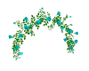 *TurquoiClimbingRoseArch