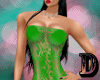 D Green Fashion Gown