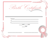 Zariah Birth Certificate