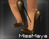 [M] 7 Inch Choco. Pumps