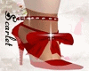 Say! Heels With Bow Red