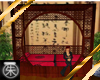 }T{ Carved Asian Bed