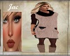 J~KNITTED TUNIC BROWN