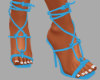 Blue Knotted Heels