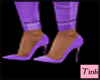 purple pumps