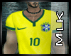 MlK"Shirt 10'Brasil