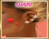 ROSE LOVE STARS EARRINGS
