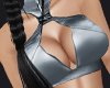 Moonsteel Satin Top