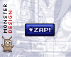 (BS) ZAP! Sticker