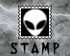 Animated Alien Stamp