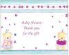 Baby shower ty card