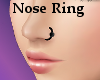 Nose ring piercing