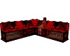 Red Love Fishtank Couch