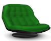 Green & Blk Cuddle Chair