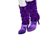 boots  purple