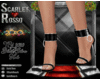 NY Black Silver Heels