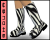 [sh] Cute Zebra Boots