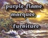 Purple flame Marquee