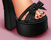 S. Cherie Black Heels