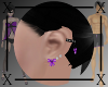 .X. Amber Earring Purple