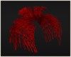 SHOULDER FEATHERS - RED