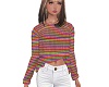 Petite Rainbow Sweater