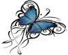 Butterfly back tatoo #1