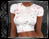 Pink & Grey Stars Crop T