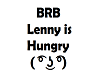 BRB Lenny Sign