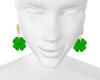 SHAMROCK LT GRN EARRINGS