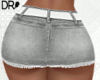DR- Denim belted skirt