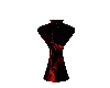 Black elegant vase