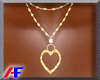 AF. Love Gold Necklace