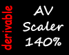 *Mus* AV Scaler 140% M/F