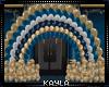 Balloon Arch  GoldenBlue