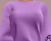 A| Sweater Dress Purple