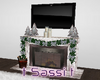 Winter Home TV/Fireplace
