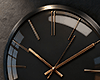 ♛ Elegant Clock Black.