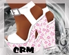 crm*white pink helss