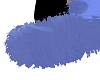 SD- L. Blue Fuzzy Tail