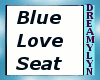 !D Blue Love Seat