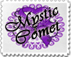 MysticComets logo stamp