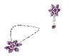 Purple Flower Jewelry
