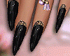 Sexy Black Nails+Rings
